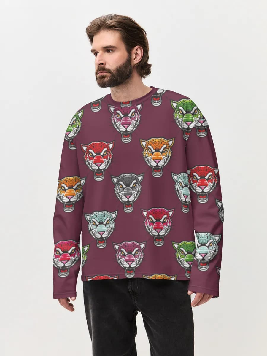 Neon Leopard Faces