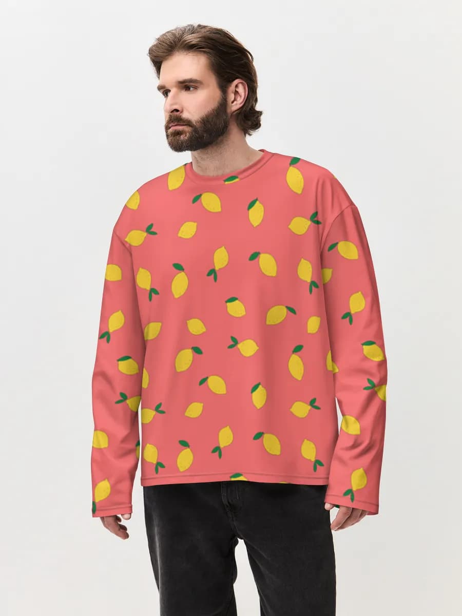 Cute Lemons On Coral