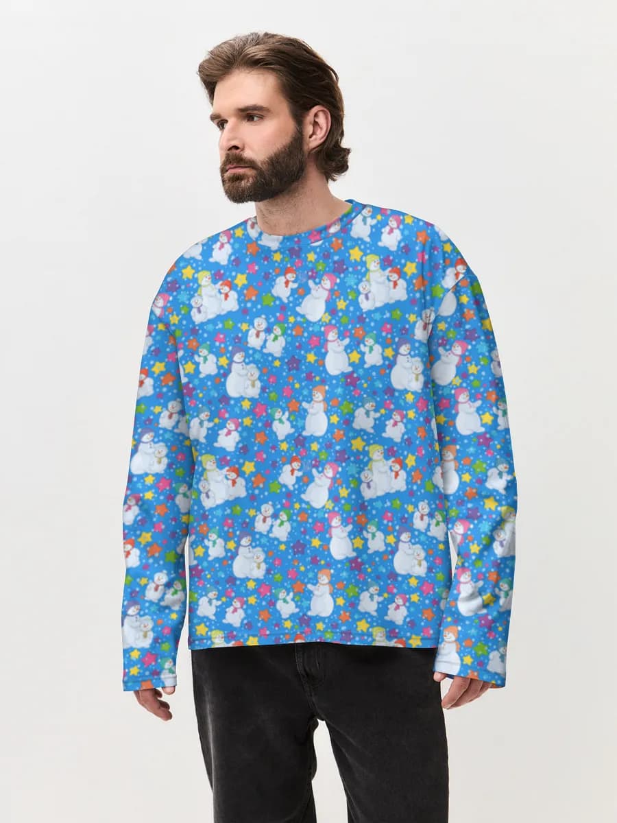 Cute Snowmen And Stars