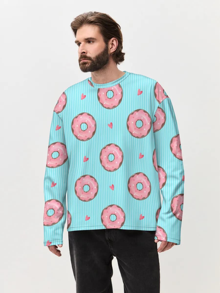 Pink Donuts And Hearts