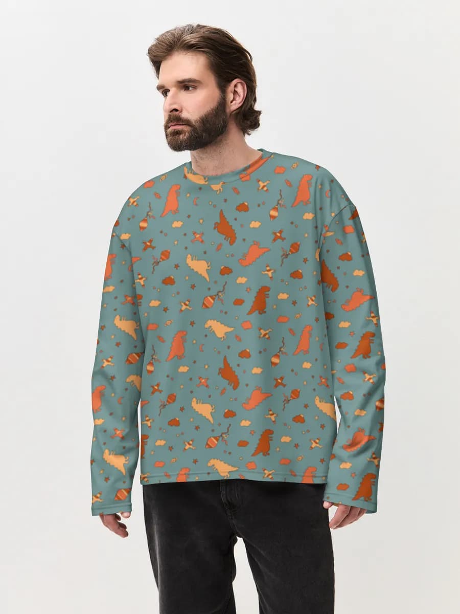 Cute Dinosaurs Night Sky