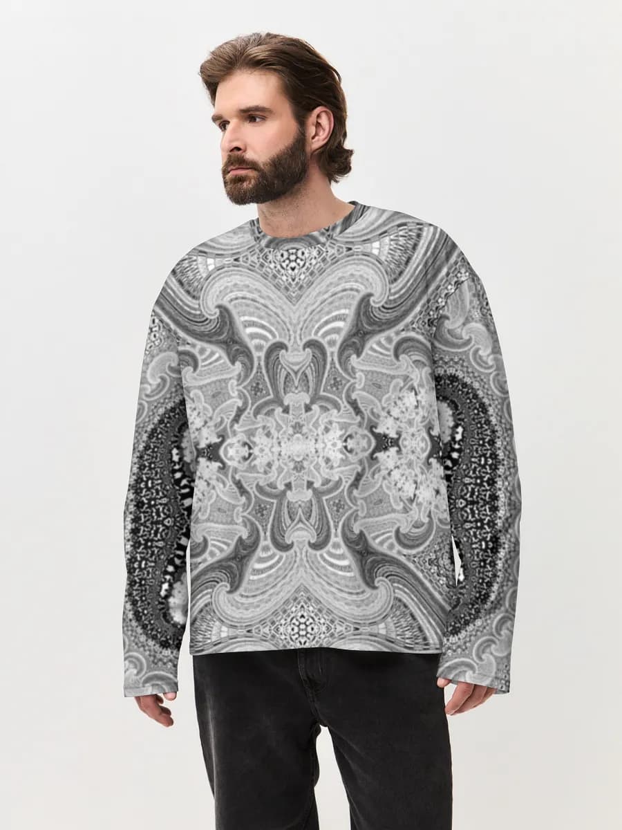 Monochrome Fractal Mandala