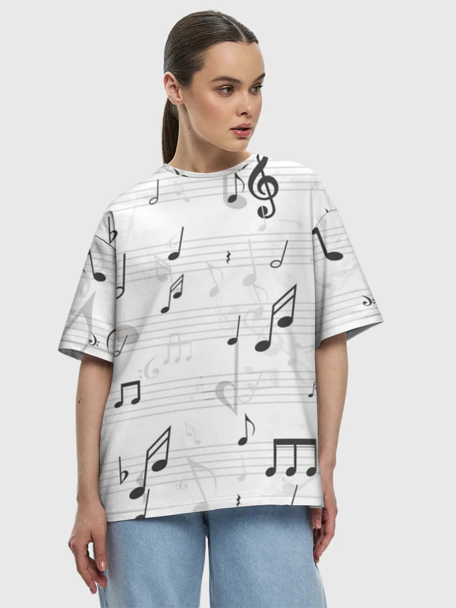 Women's oversized cotton T-shirt