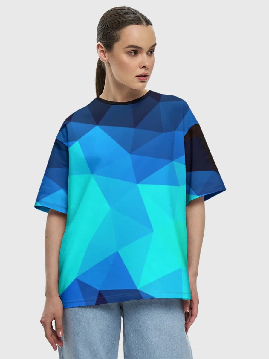 Women's oversized cotton T-shirt