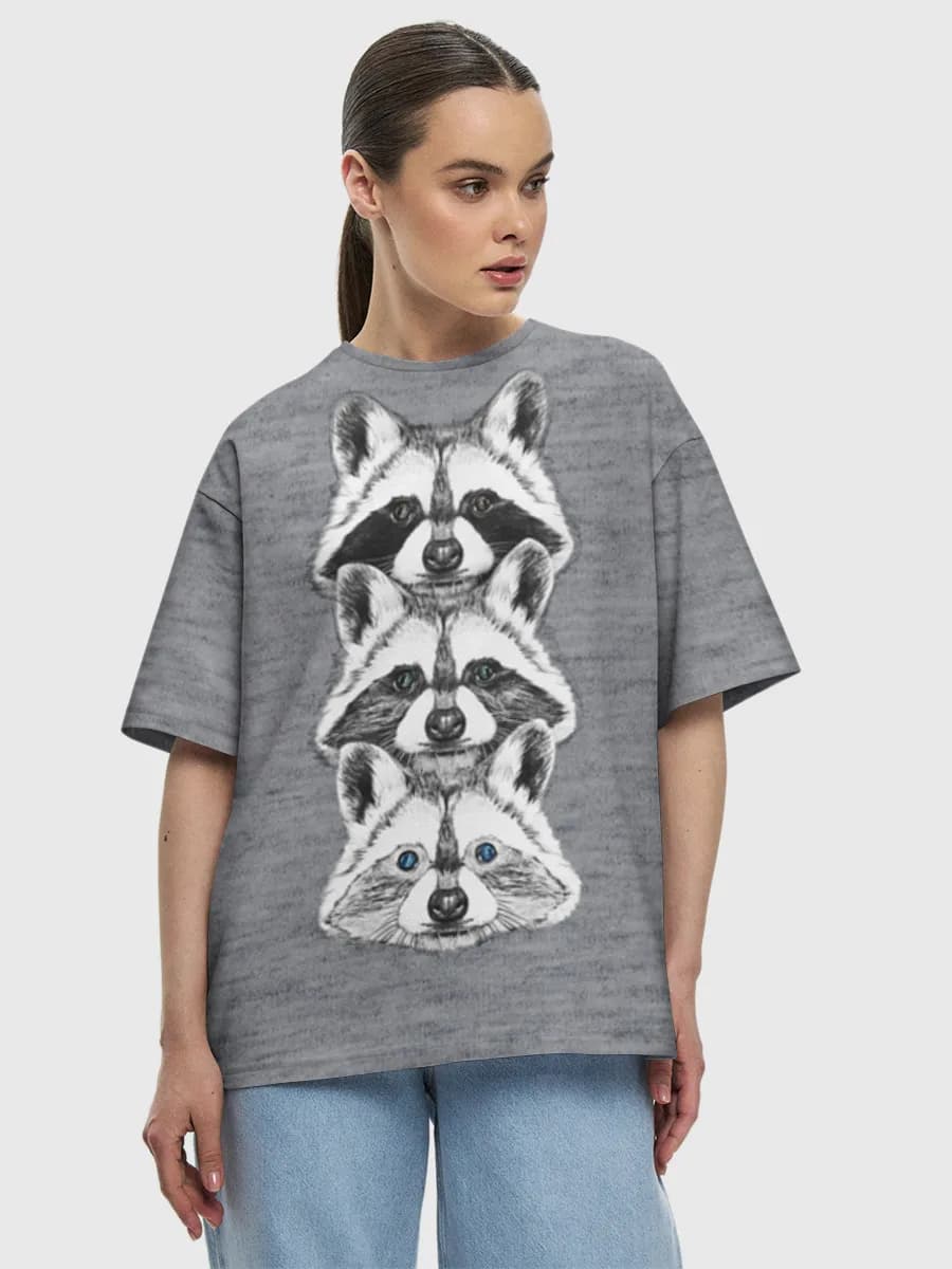 Women's oversized cotton T-shirt