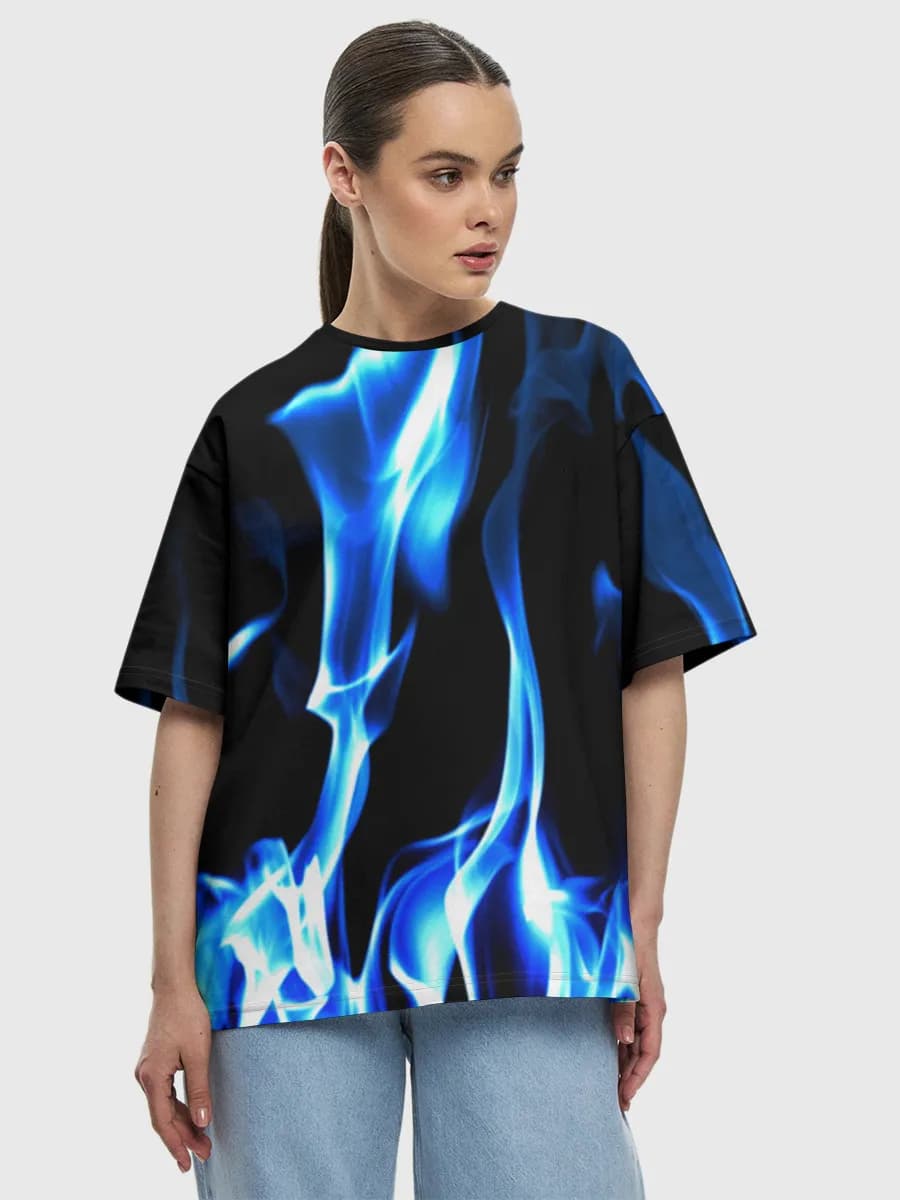 Women's oversized cotton T-shirt