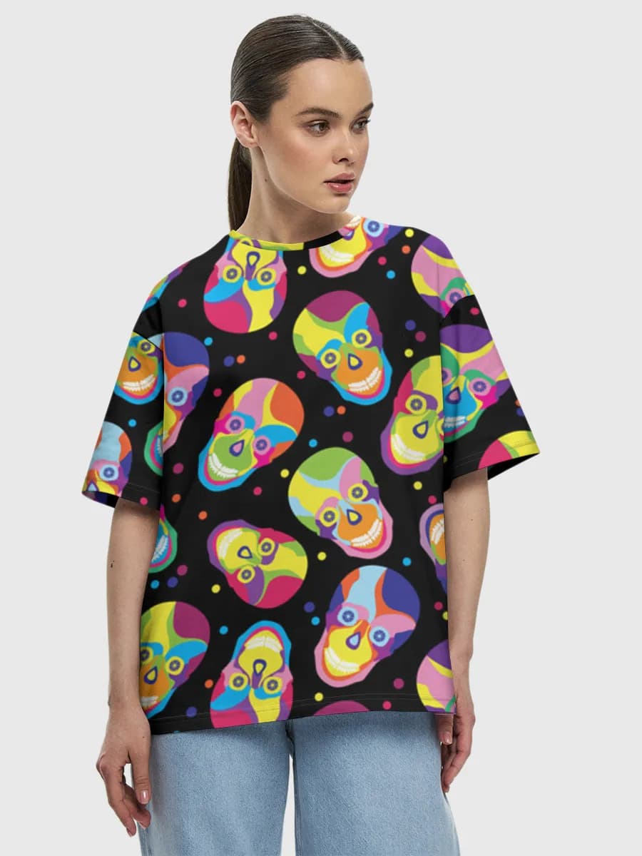 Women's oversized cotton T-shirt