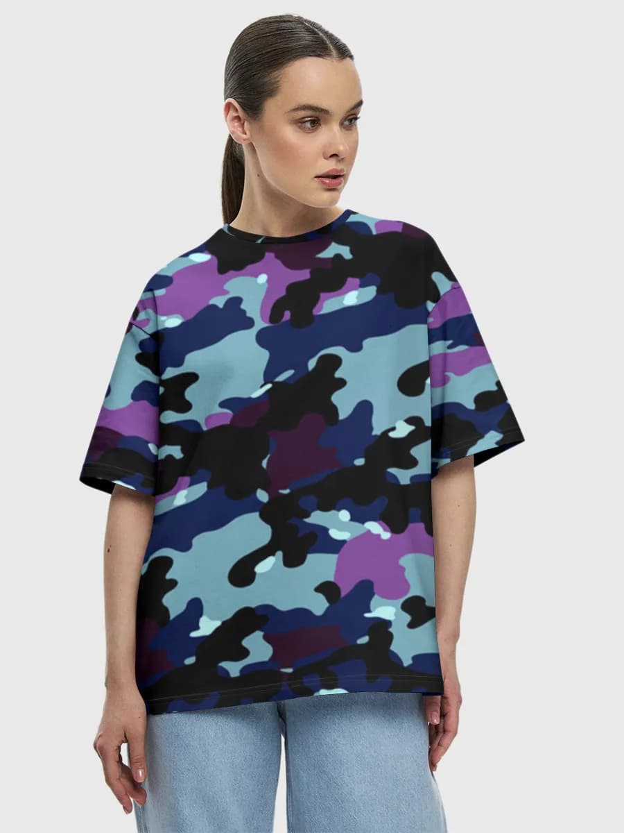 Women's oversized cotton T-shirt