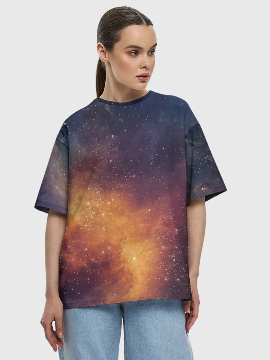Women's oversized cotton T-shirt