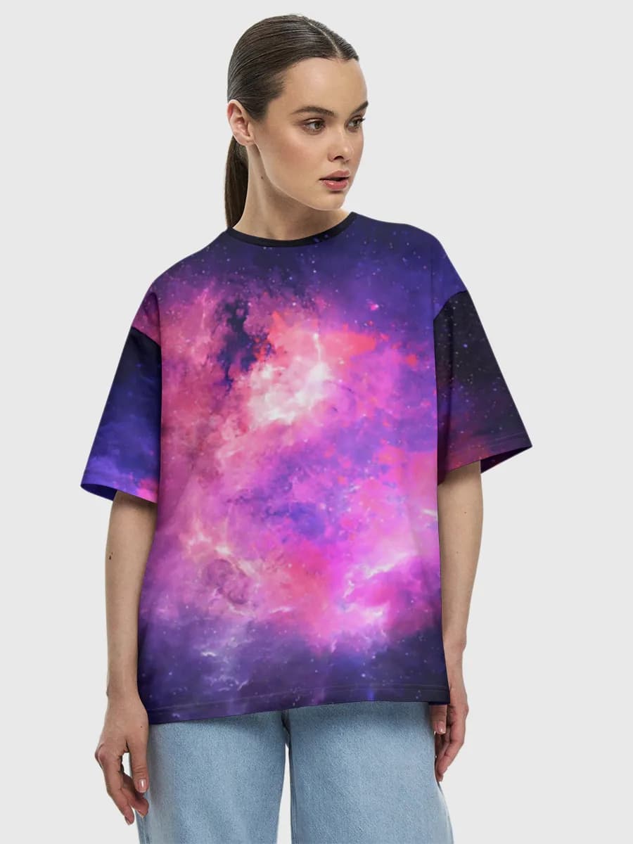 Women's oversized cotton T-shirt