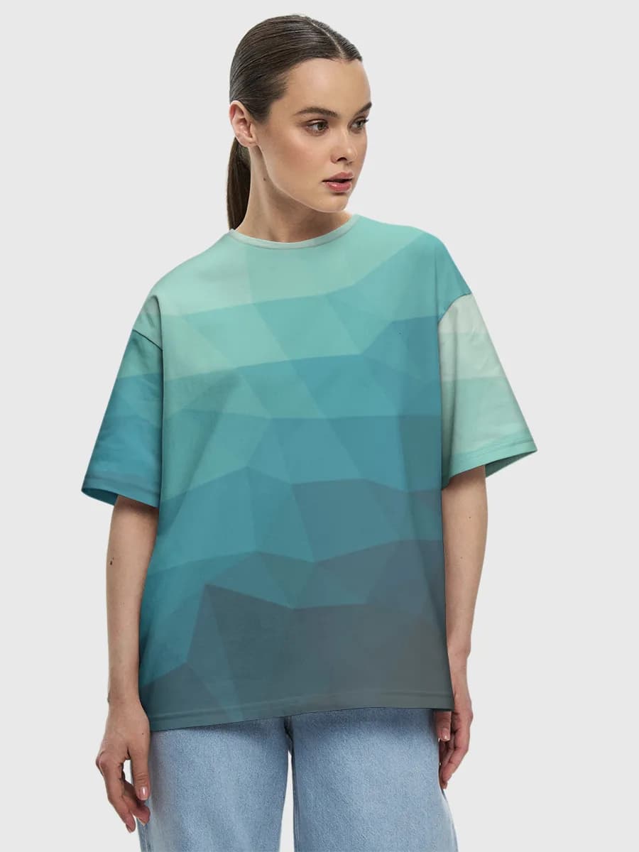 Women's oversized cotton T-shirt