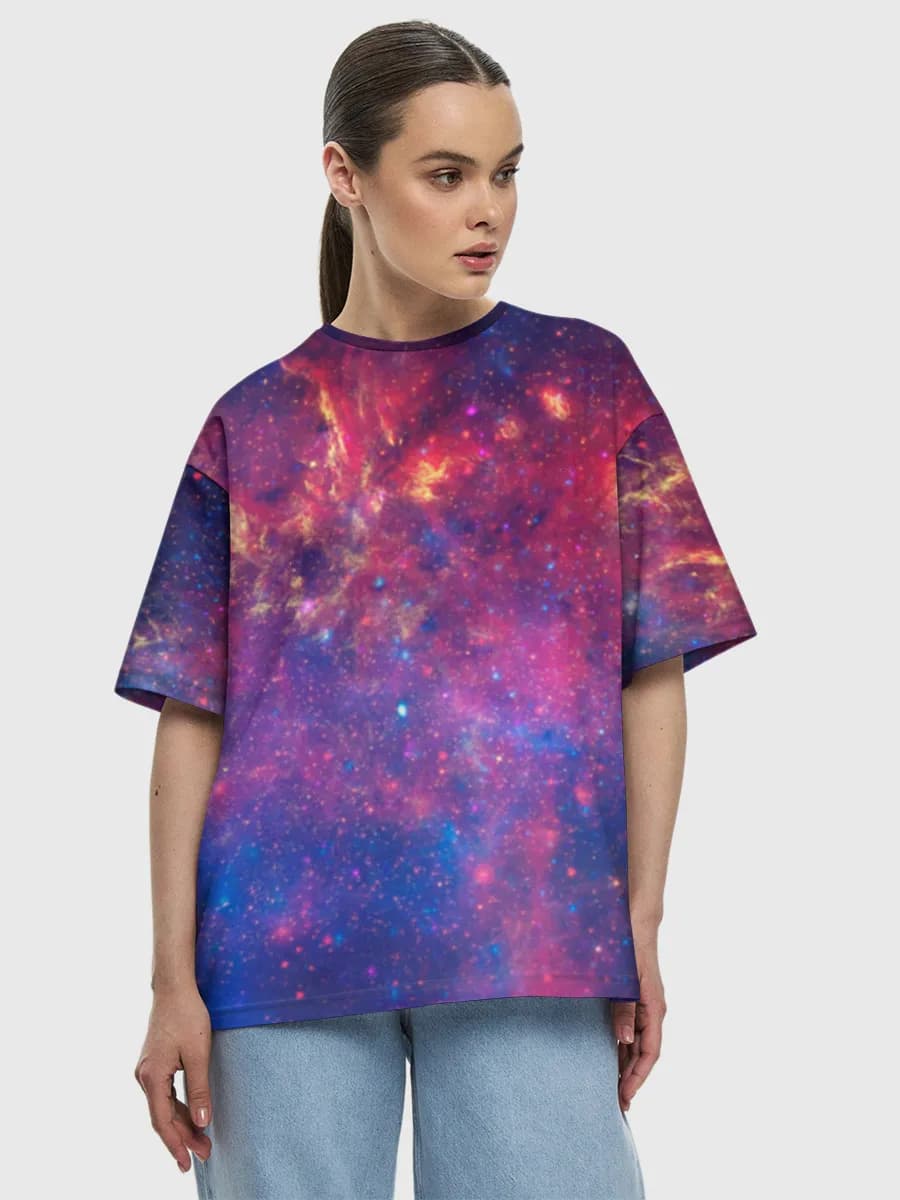 Women's oversized cotton T-shirt