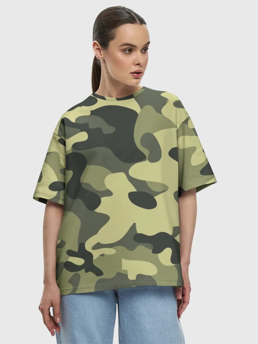 Women's oversized cotton T-shirt