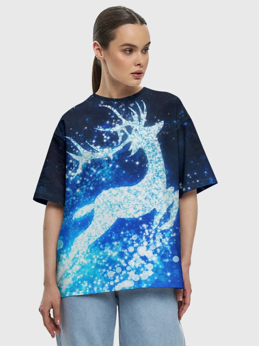 Women's oversized cotton T-shirt