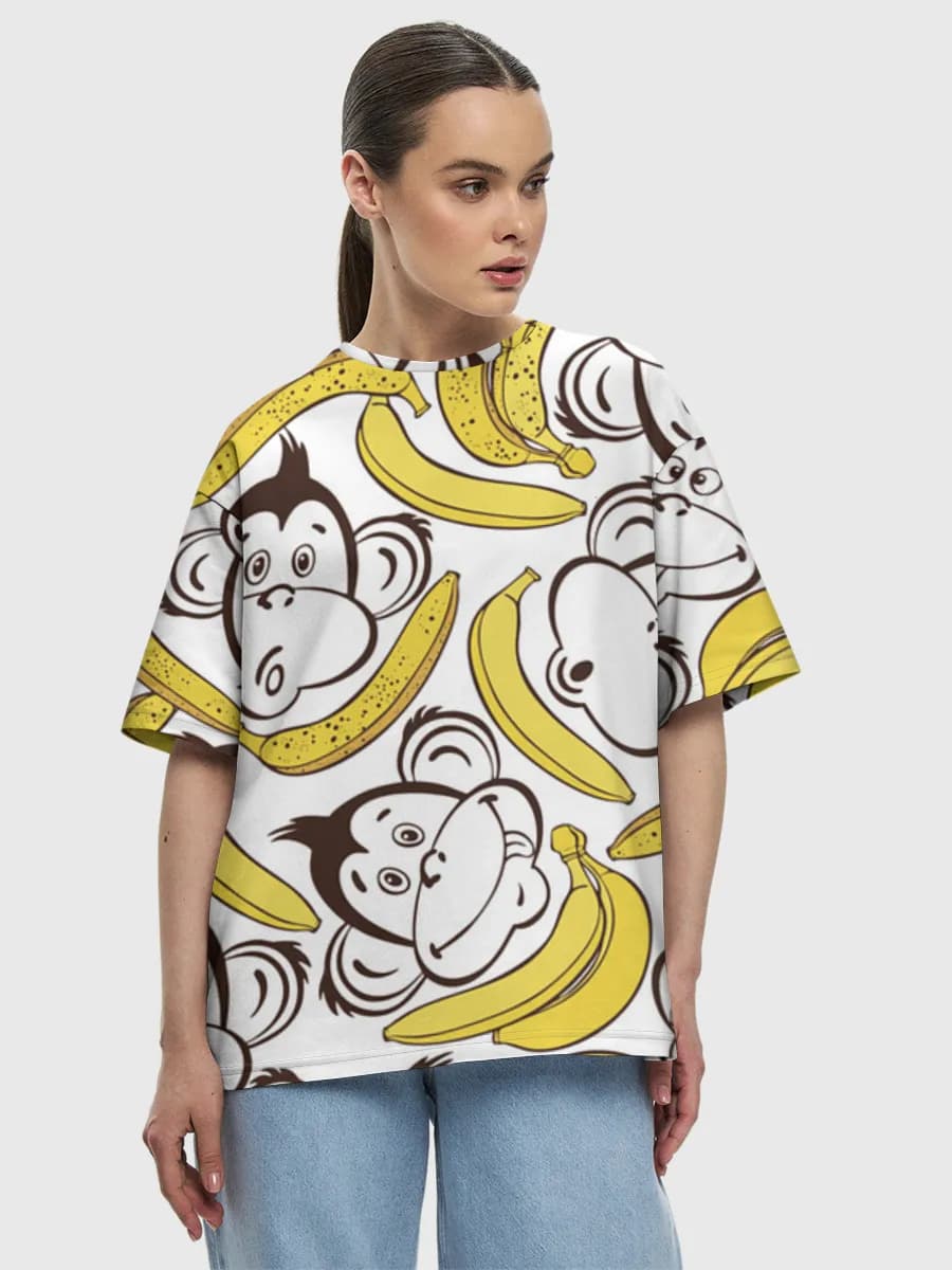 Women's oversized cotton T-shirt