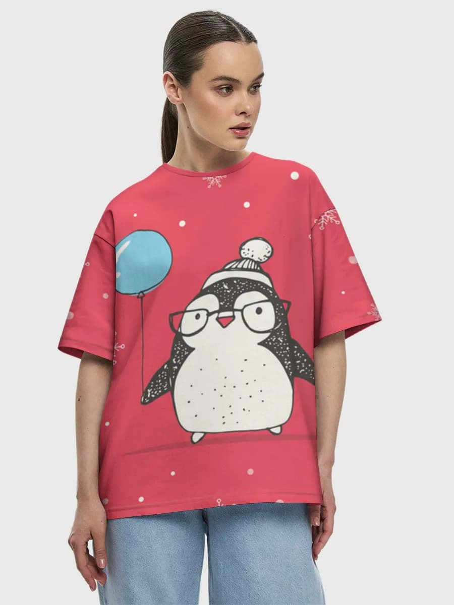 Women's oversized cotton T-shirt