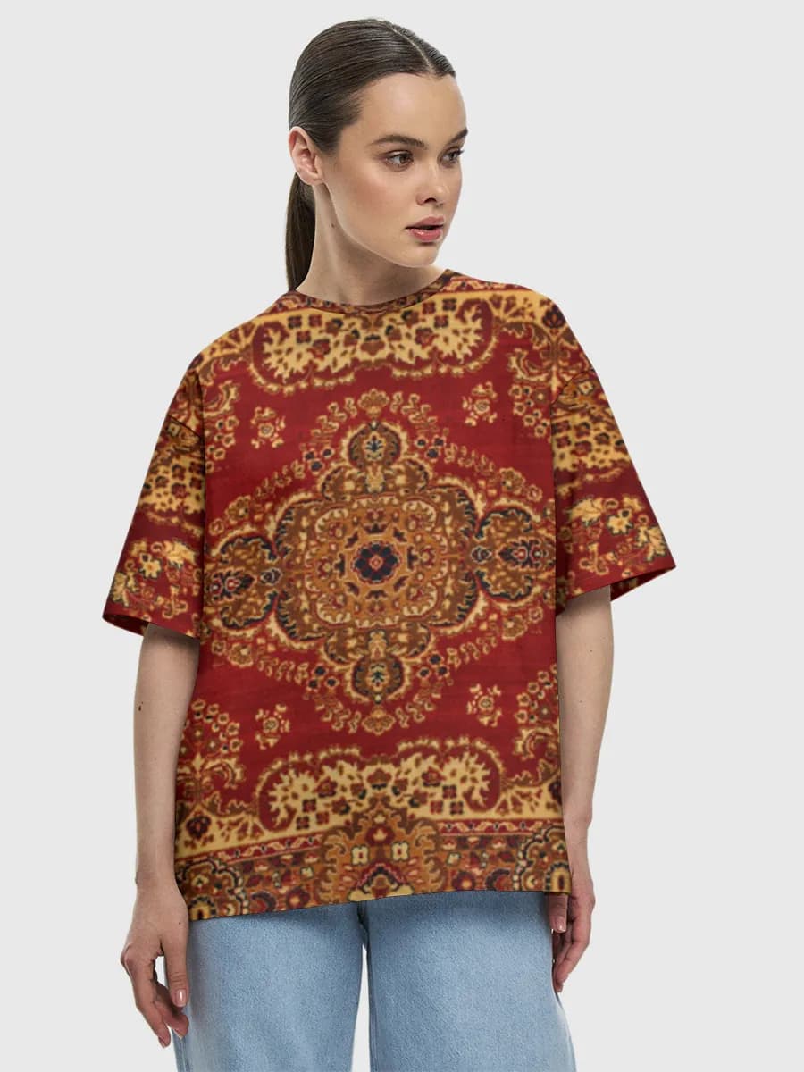 Women's oversized cotton T-shirt