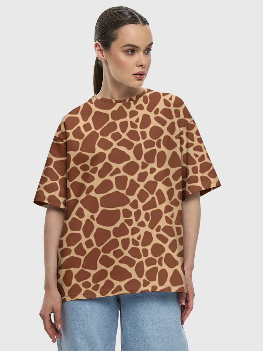 Women's oversized cotton T-shirt