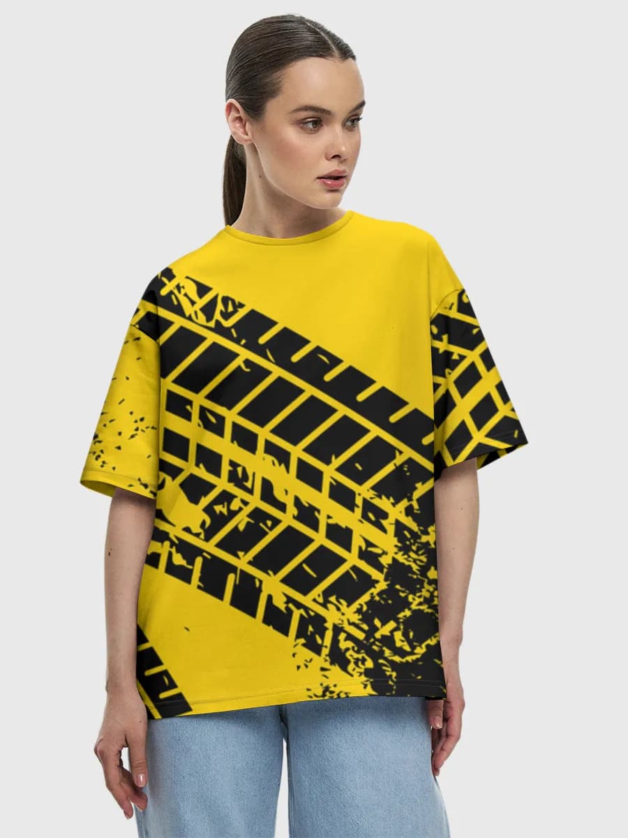 Women's oversized cotton T-shirt