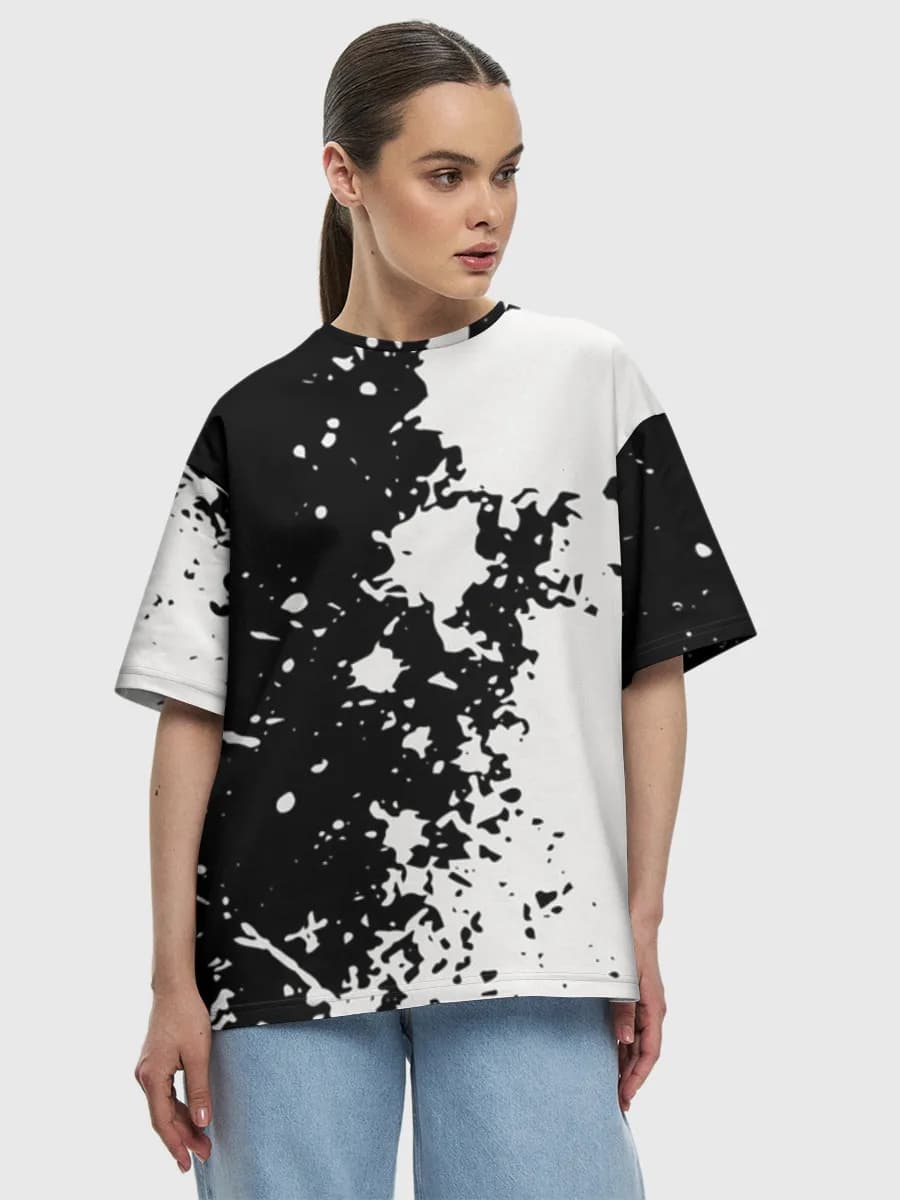 Women's oversized cotton T-shirt