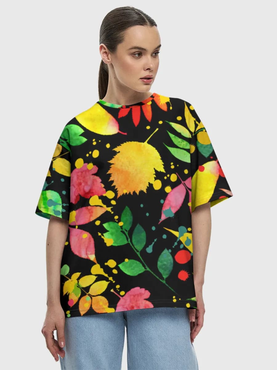 Women's oversized cotton T-shirt