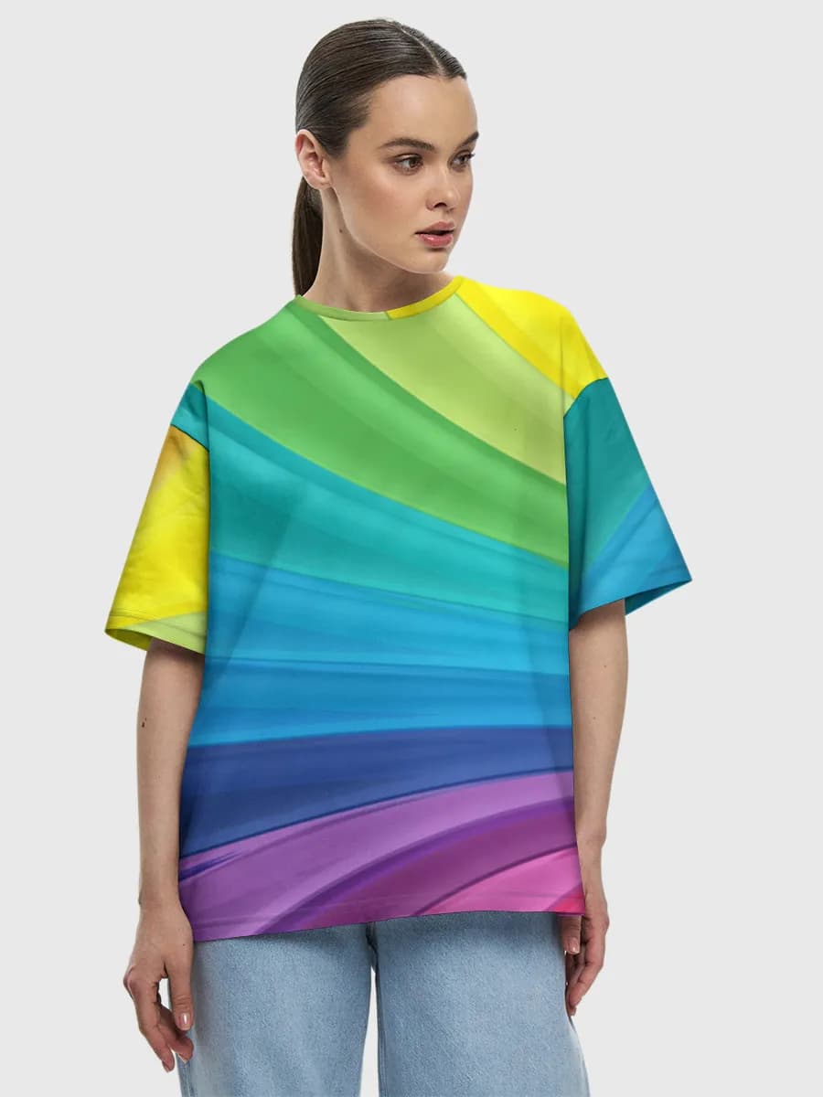 Women's oversized cotton T-shirt
