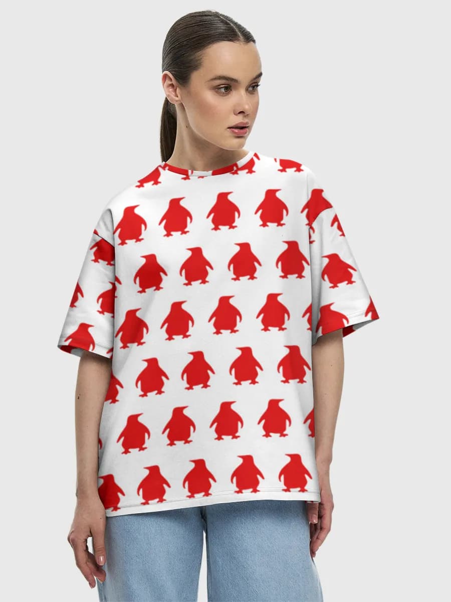 Women's oversized cotton T-shirt