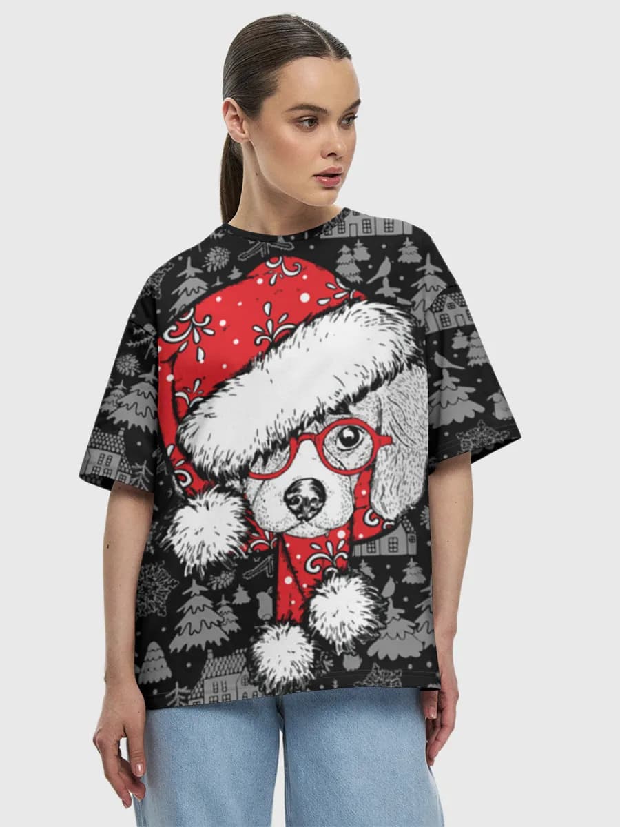 Women's oversized cotton T-shirt