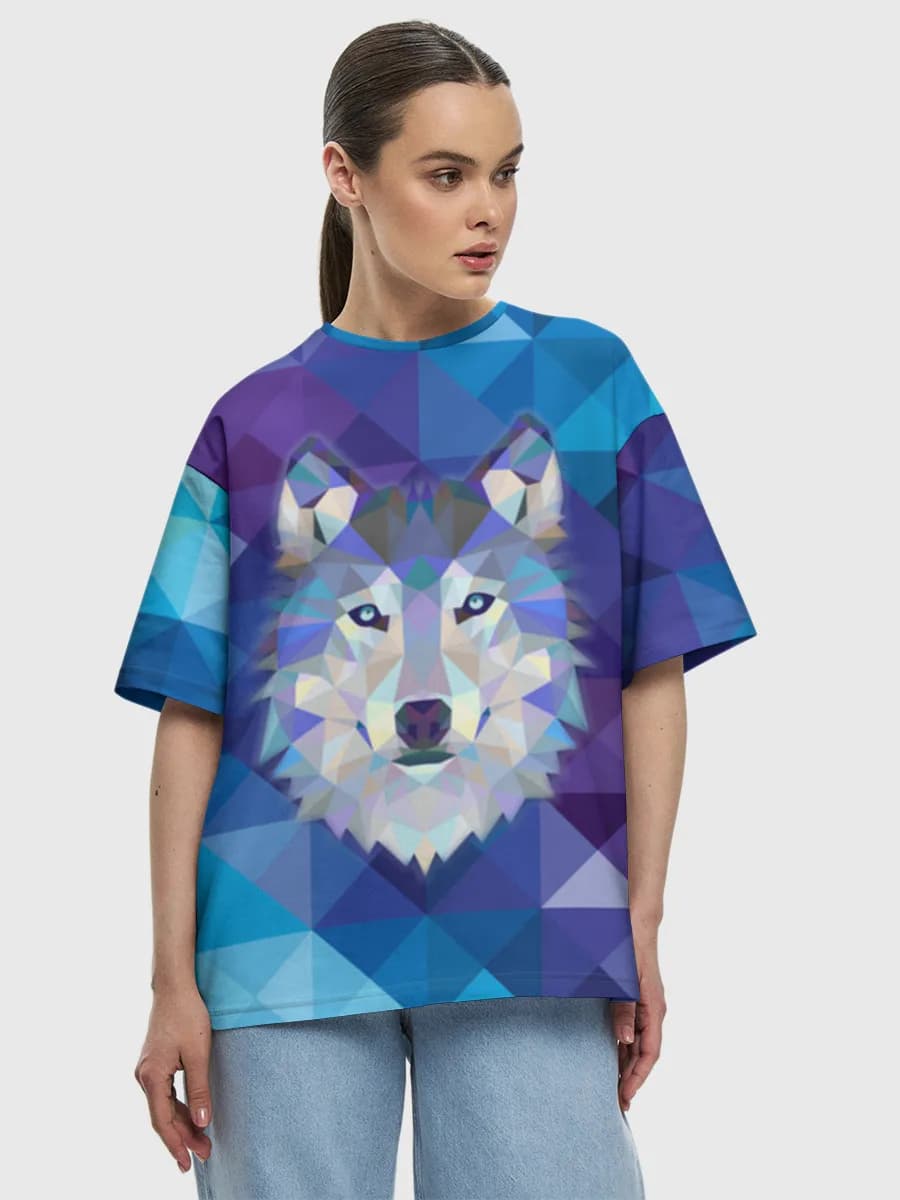 Women's oversized cotton T-shirt