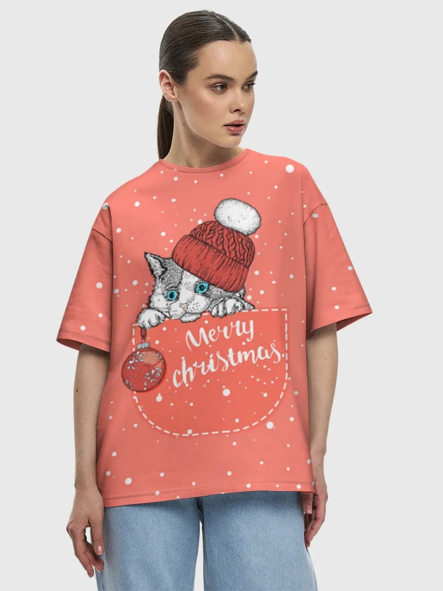 Women's oversized cotton T-shirt