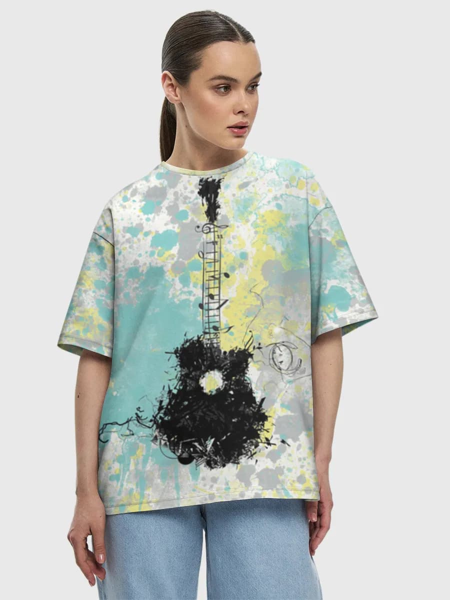 Women's oversized cotton T-shirt