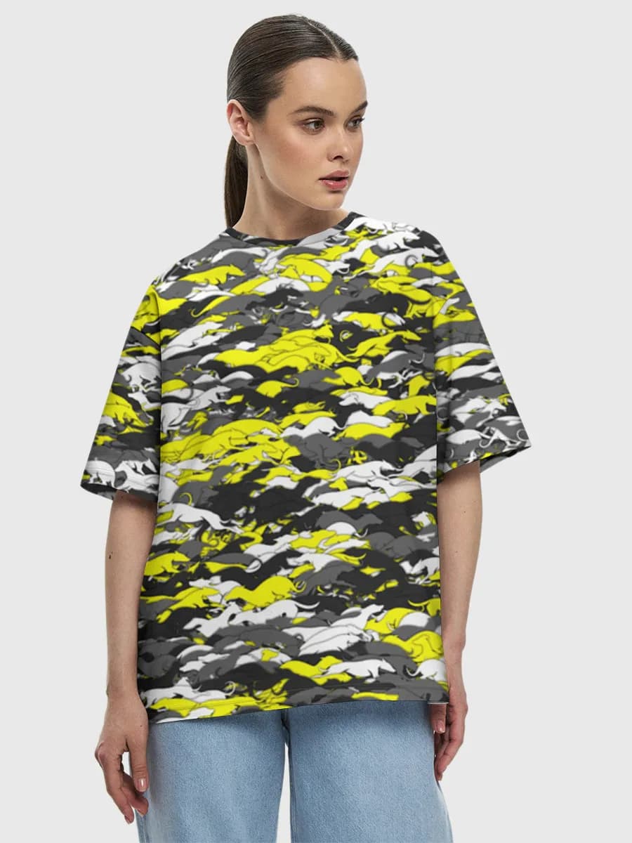 Women's oversized cotton T-shirt