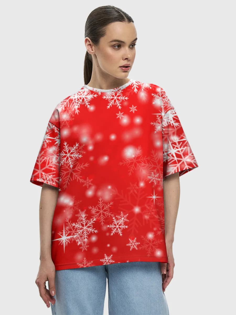 Women's oversized cotton T-shirt