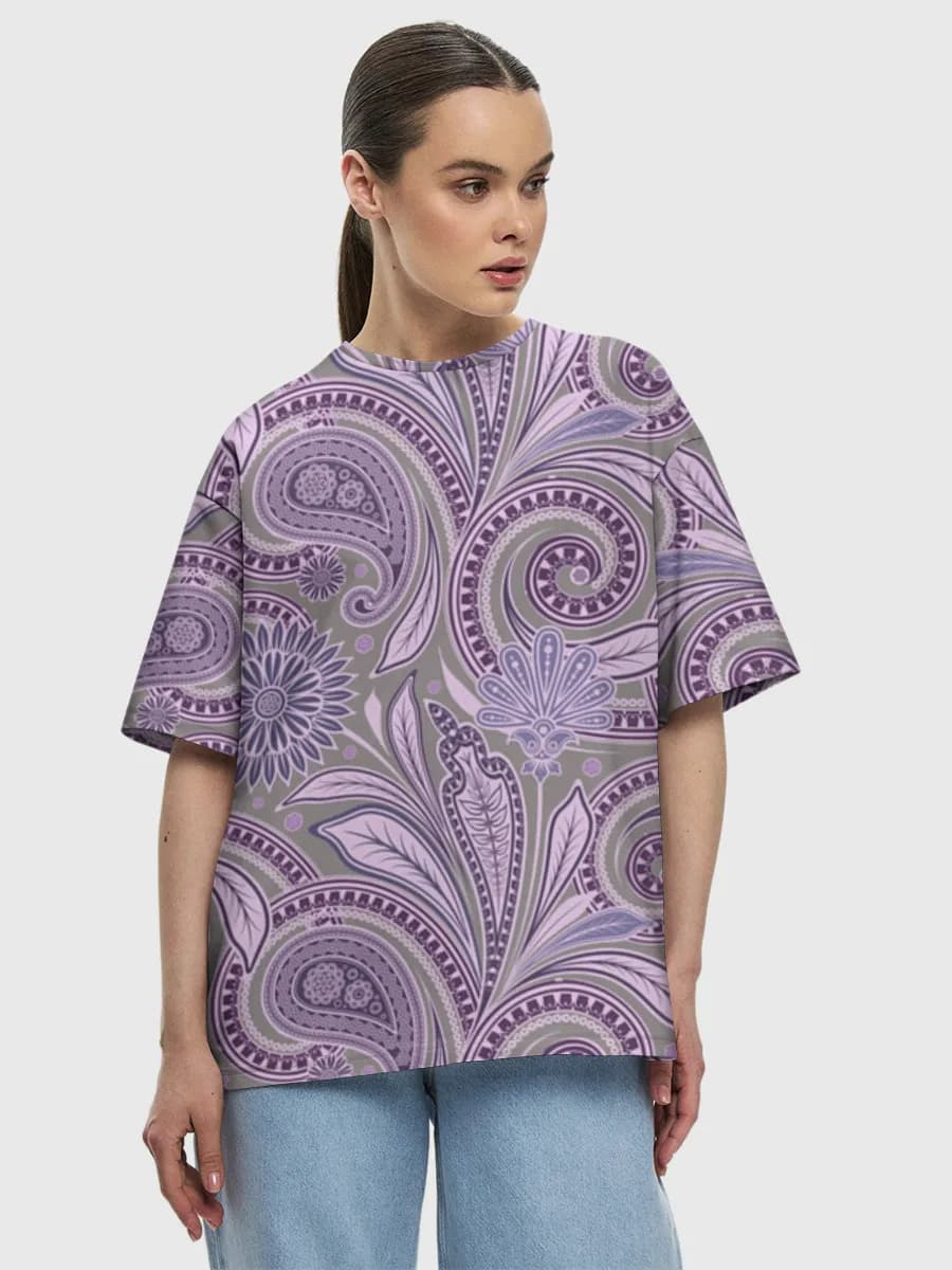 Women's oversized cotton T-shirt