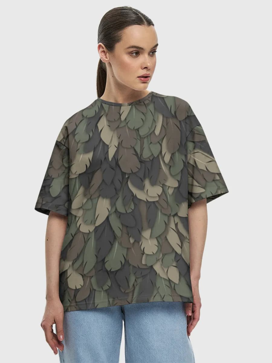 Women's oversized cotton T-shirt