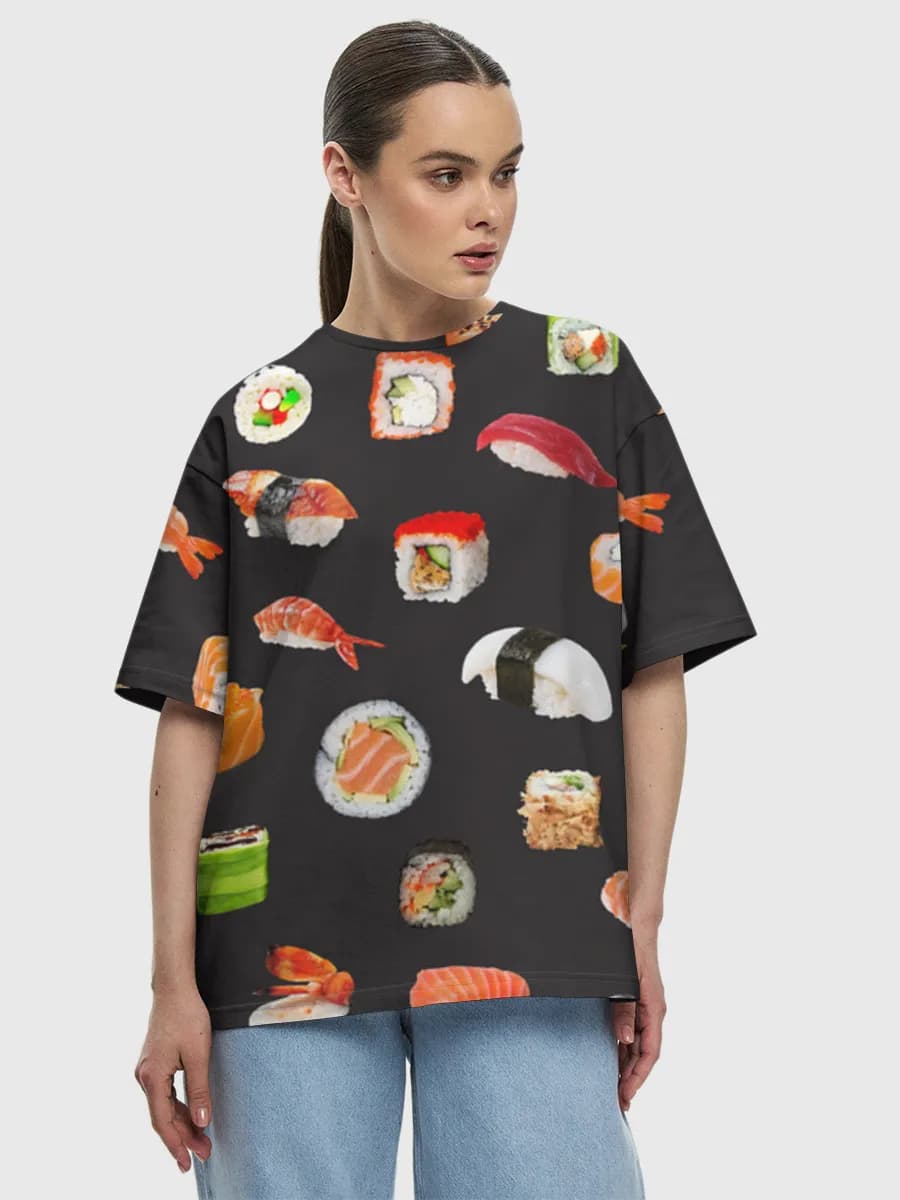 Women's oversized cotton T-shirt