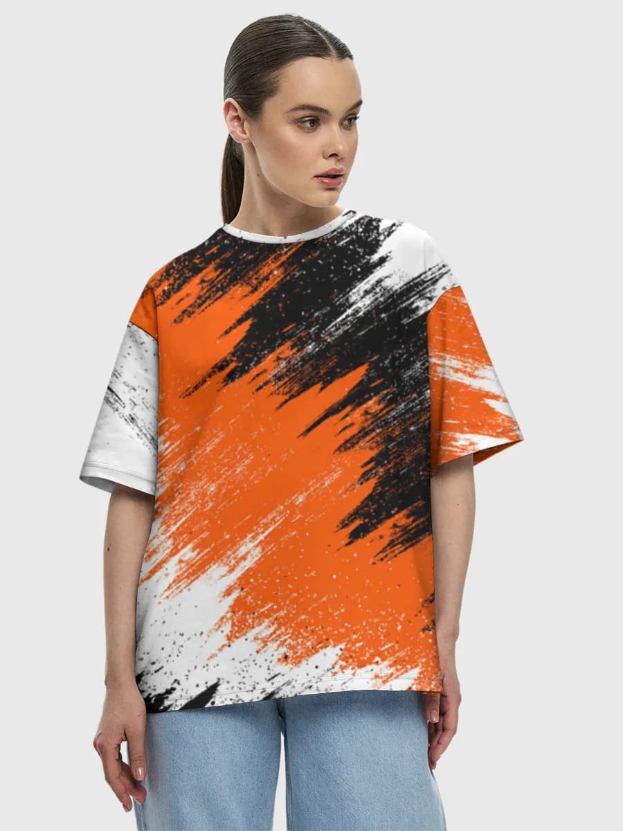 Women's oversized cotton T-shirt
