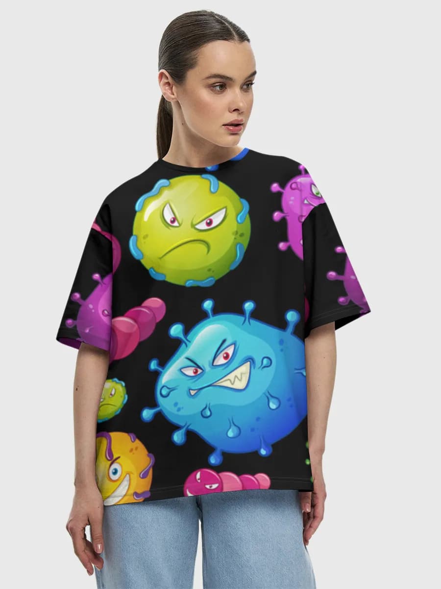 Women's oversized cotton T-shirt