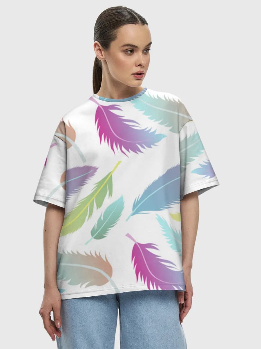 Women's oversized cotton T-shirt