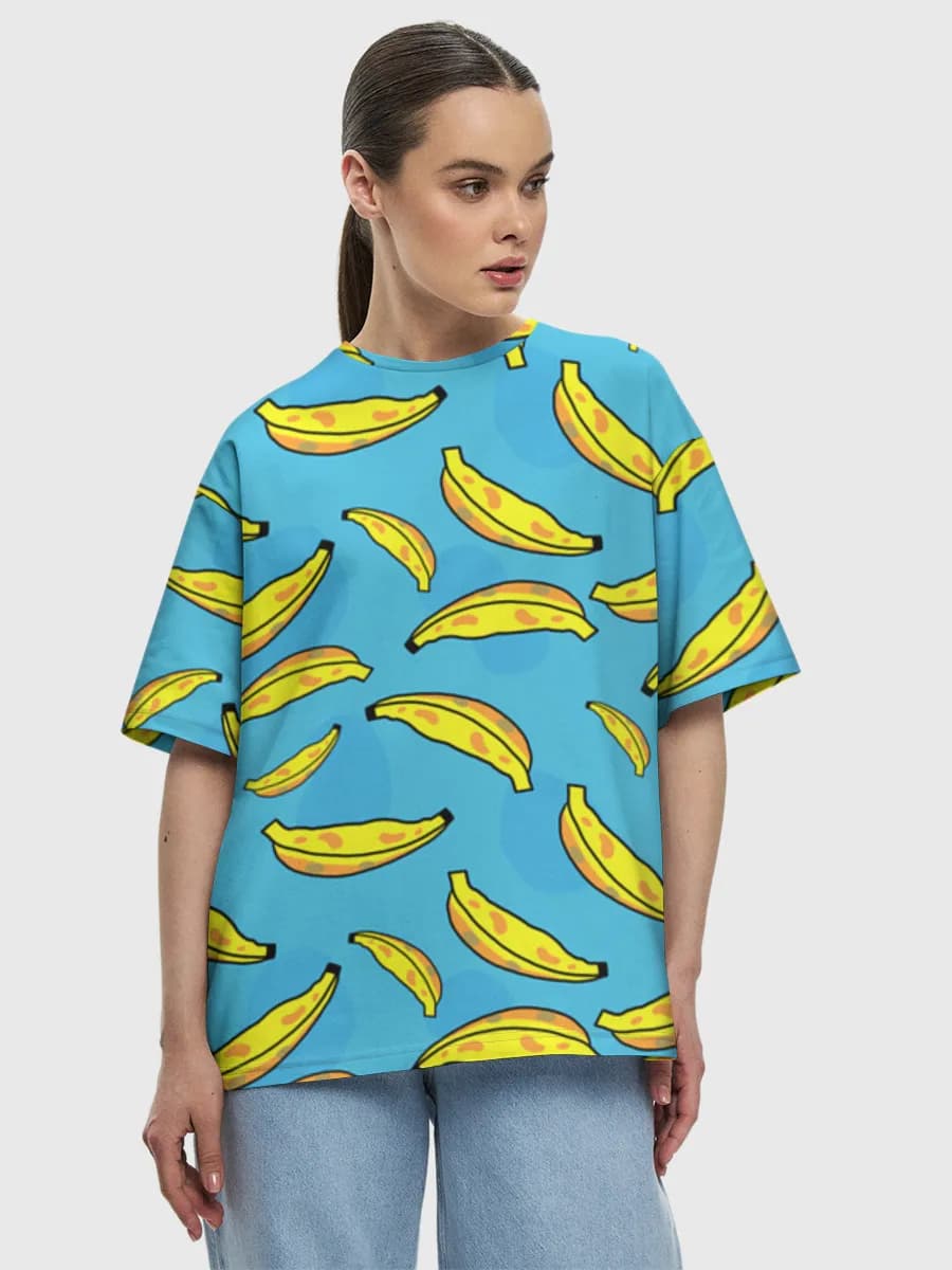 Women's oversized cotton T-shirt