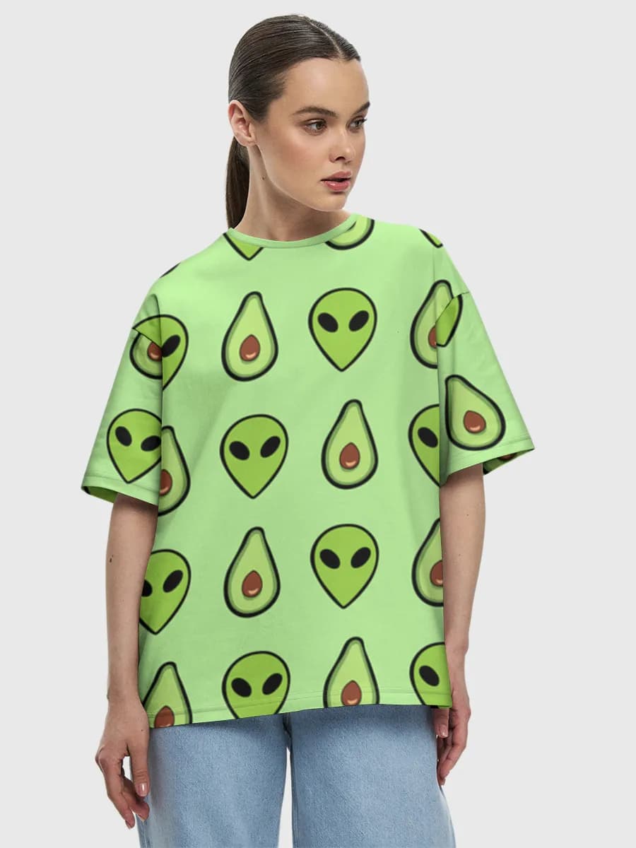 Women's oversized cotton T-shirt