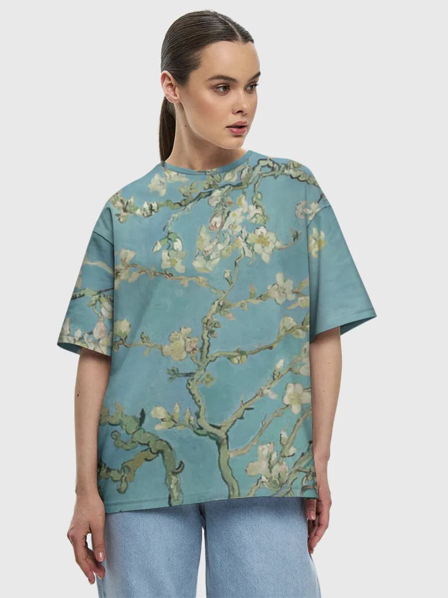 Women's oversized cotton T-shirt
