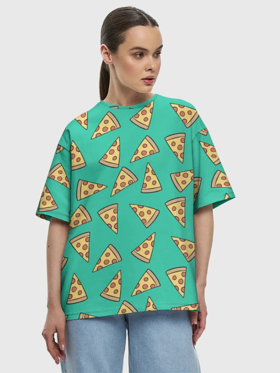 Women's oversized cotton T-shirt