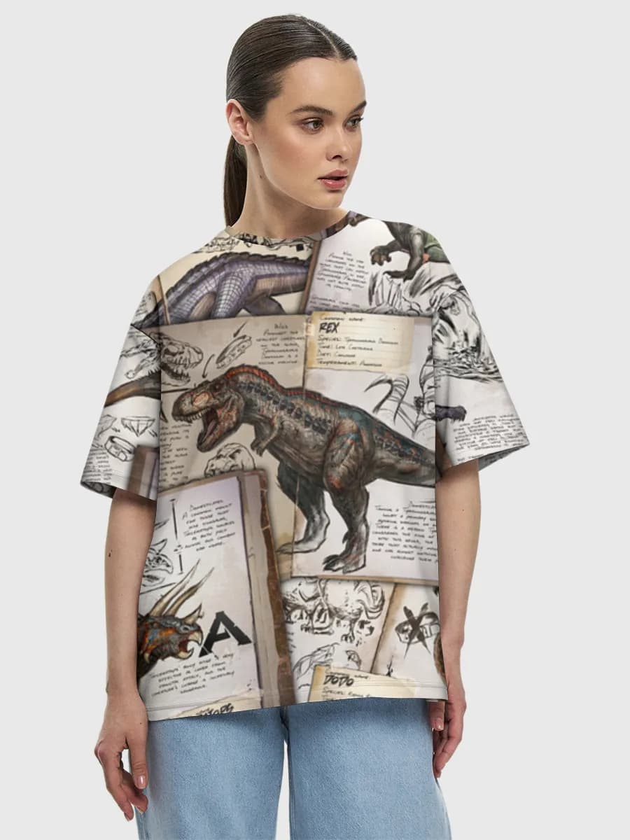 Dinosaur Field Notes Collage