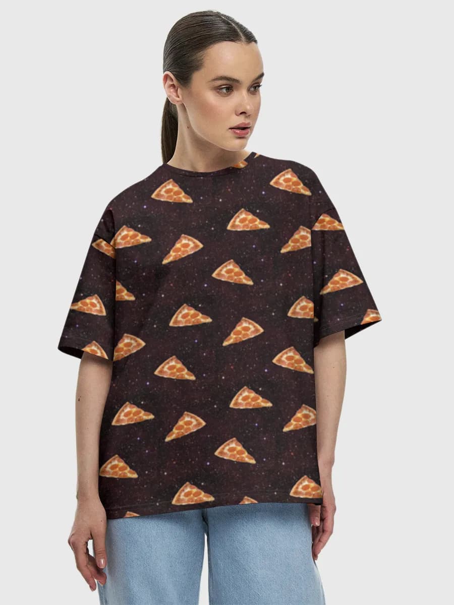 Women's oversized cotton T-shirt