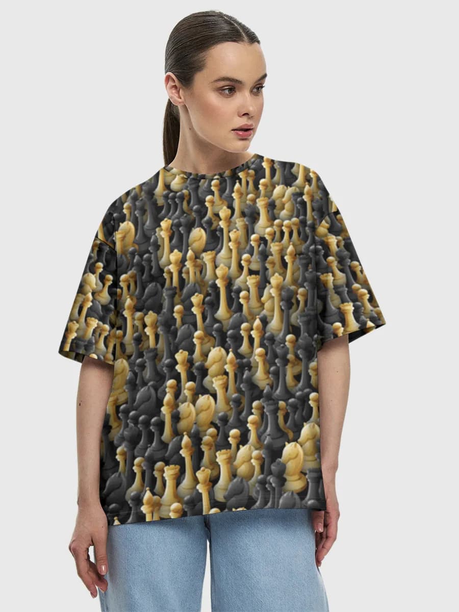 Women's oversized cotton T-shirt