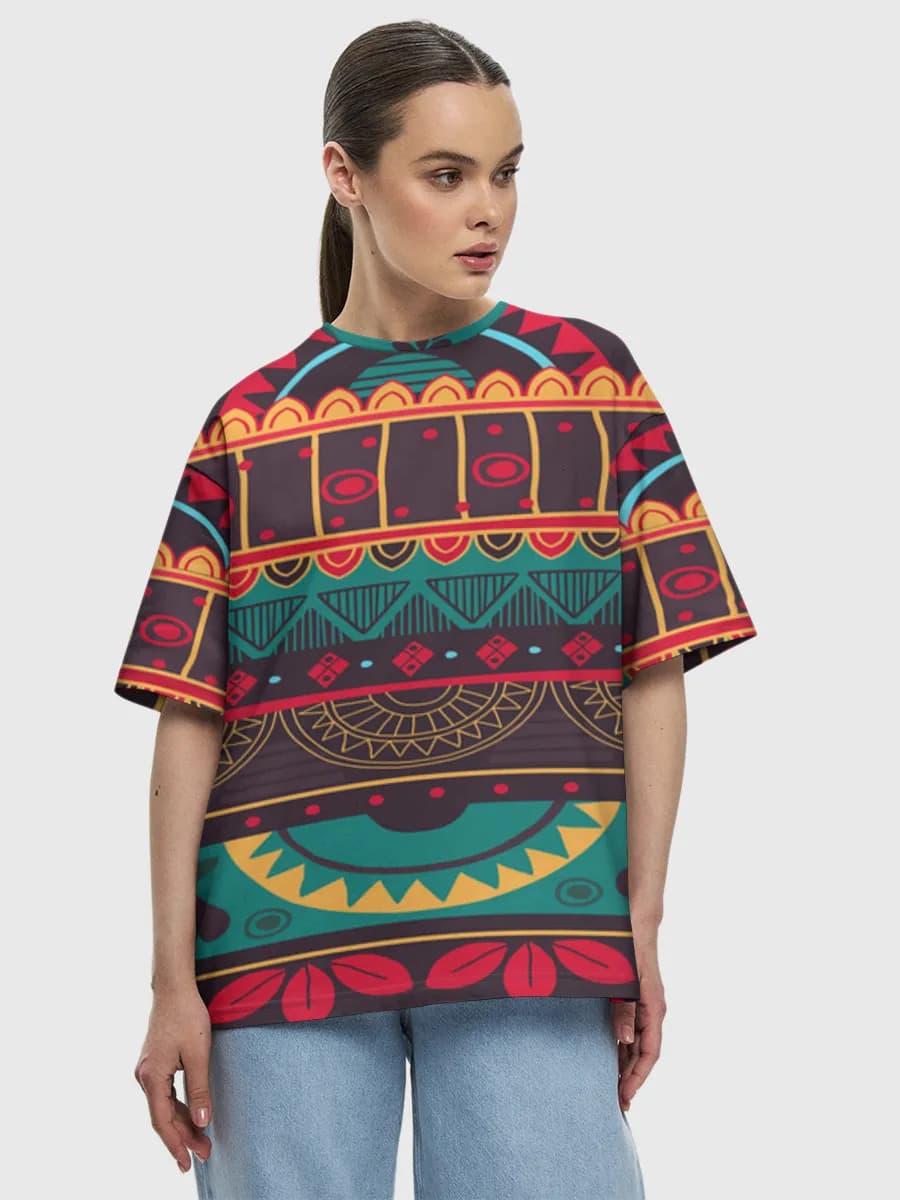 Women's oversized cotton T-shirt