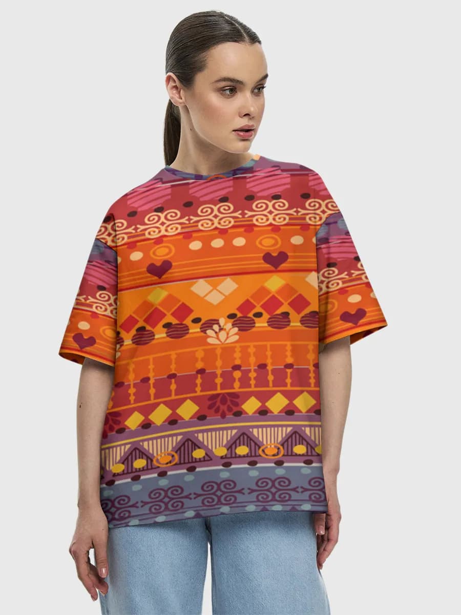 Women's oversized cotton T-shirt