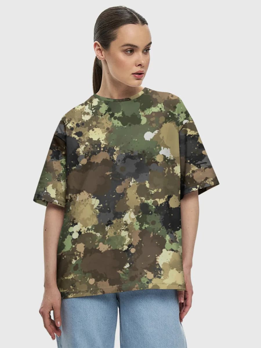 Women's oversized cotton T-shirt