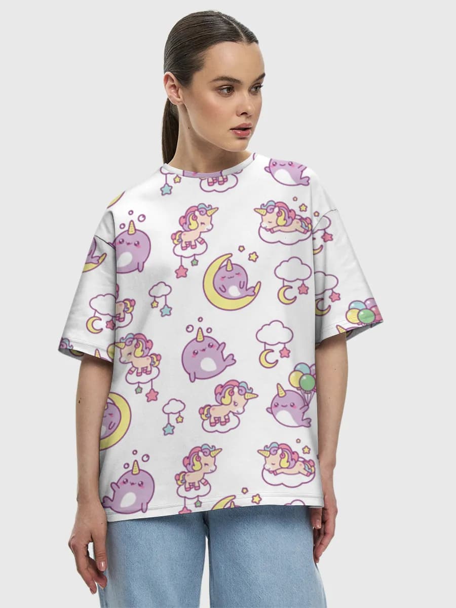 Kawaii Unicorn Narwhal Dreams